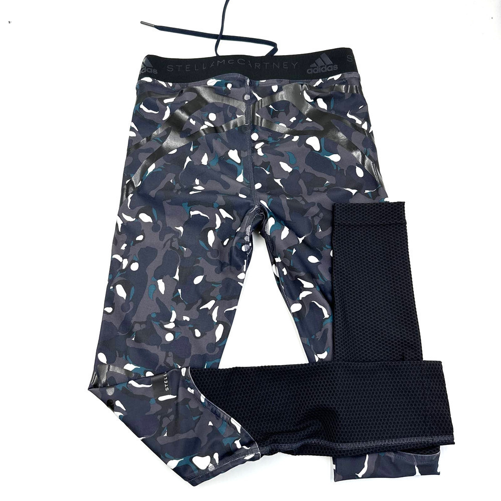 Adidas X Stella McCartney Run Sprintweb Leggings Navy Black Size XS - Picture 5 of 11